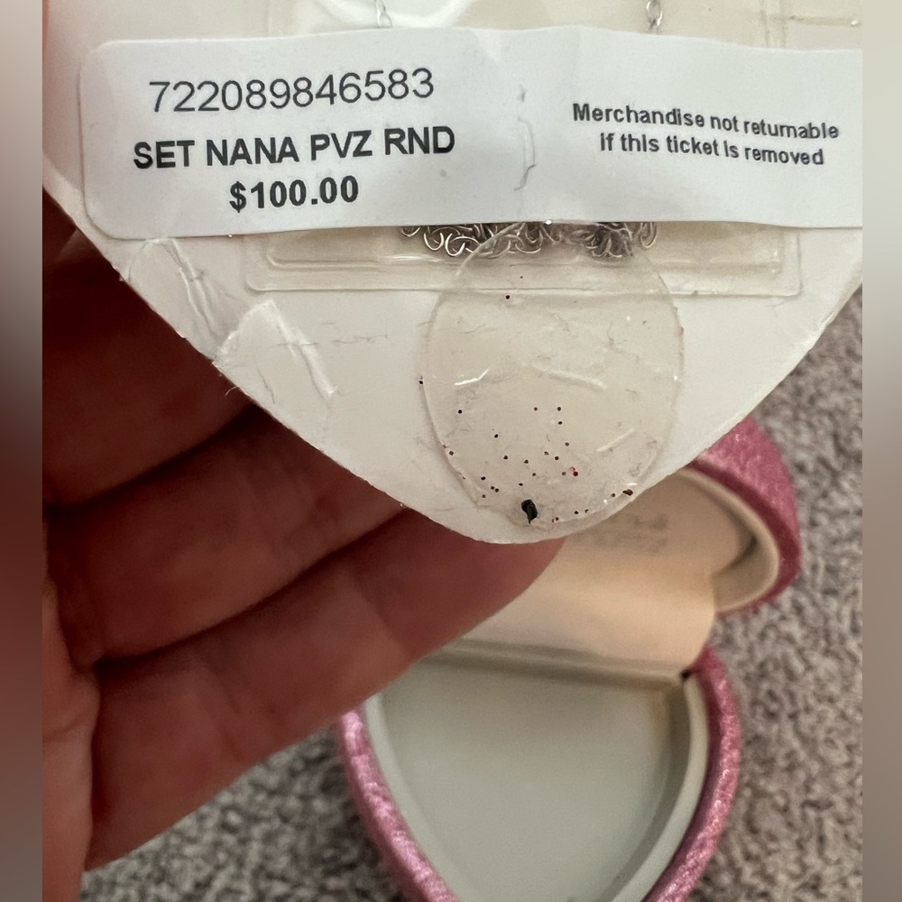 Sterling Silver 925 "NANA" Pendant Necklace & Earrings NWT retail $100 - Picture 3 of 7